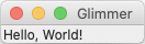 Hello World in Glimmer